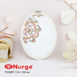 П'яльця Nurge овальні каучукові з підвісом 230-7 (115х150 мм.)